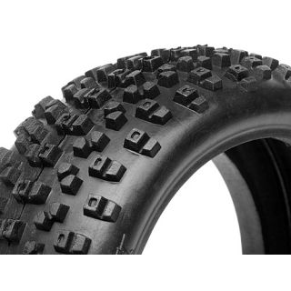 67744-HPI Proto Tire (Red/ 1/8 Buggy)