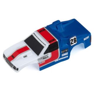 AS21433-ASSOCIATED RC28T BODY BLUE/ WHITE