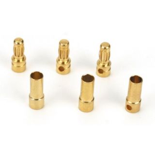 DYNC0043-DYN Gold Bullet Connector Set, 3.5mm (3)