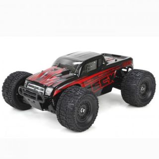 ECX Ruckus 4WD Monster Truck: Blk/Red 1:18 RTR INT (ECX01000IT1)