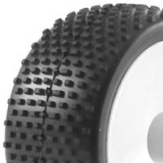 FAST0040-Fastrax 1/10th Mounted Buggy Tyres Lp 'Block' Front