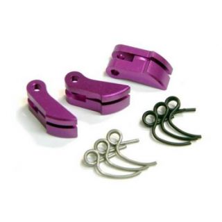 FAST900-Fastrax Purple Heavy Aluminium Clutch Shoe (Inc 1.0 & 1.1mm Springs)