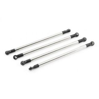 FTX8265-FTX OUTBACK 2.0 NICKEL PLATED STEEL SIDE LINKAGE 100MM (4PC)