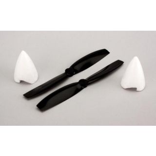 HBZ7707-Hobby Zone Propellers and Spinner Set: Firebird Stratos
