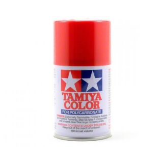 86002-Tamiya Lexan Spray Paint - PS-2 Red