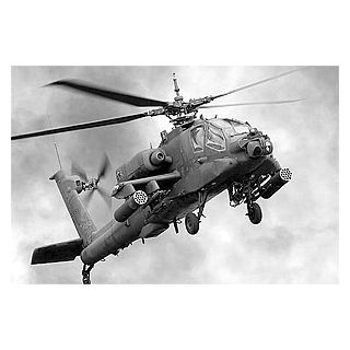 Z7408-Zvesda 1/144 Apache Helicopter
