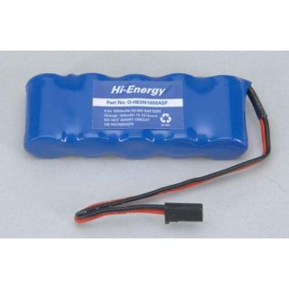 HE5N1600ASF-Hi-Energy 6V 1600mAh "A" Ni-MH Rx Pack (Flat)