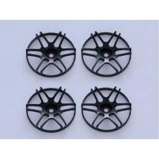 SJWDCN12B-Street Jam Wheel Disc Concave 12 Black 4pc