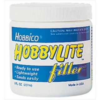 HCAR3400-HOBBICO Hobbylite Filler 8oz (237 ml) White