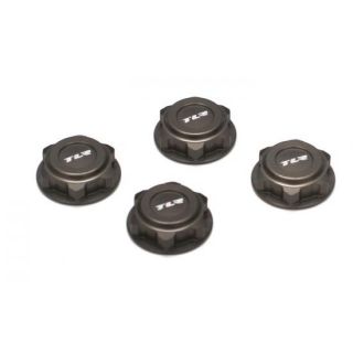 TLR3538-TLR Covered 17mm Wheel Nuts, Alum: 8B/8T 2.0