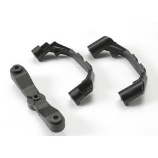 TRX5343X-TRAXXAS Mount, steering arm, steering stops (2) (lower pin retainer)