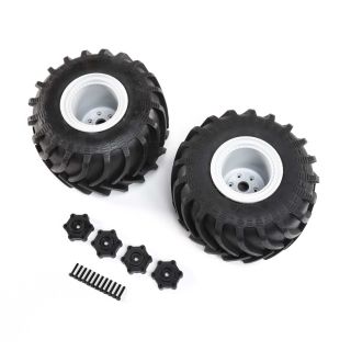 LOS43034-Losi Mounted Monster Truck Tires, Left/Right: LMT