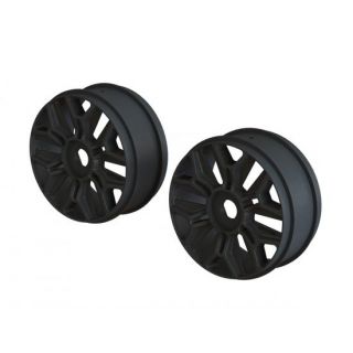 AR510120-Arrma 1/8 Buggy Wheel Black (2)