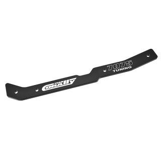 CORALLY CHASSIS STIFFENER XTR 7075 T6 3mm HARD BLACK ANODISE