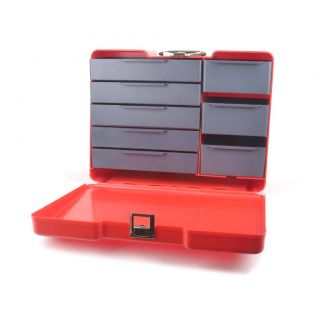 CR830-CORE RC Polybutler Pit Box - Red