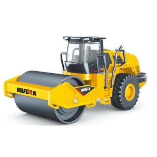 CY1715-HuiNa 1/50 Diecast Road Roller Static Model