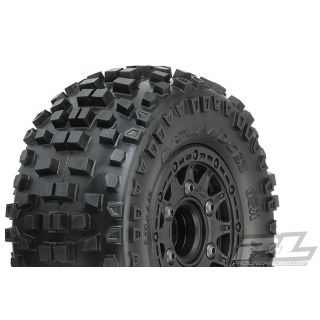 PL1182-10-Proline Badlands Sc 2.2/3.0 Tyres On Raid 6X30 Wheels Bk