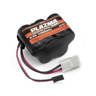 160154-HPI Plazma 6.0v 4300mAh NiMH Reciever Battery Pack 25.8Wh