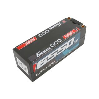 GC4H6550-120G5-Gens Ace Li-Po HV Car Hard Case 4S 15.2V 6550mAh 120C with 5mm