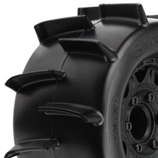 PL1186-10-ProLine Sand Paw 2.8 Tyres On Raid 6X30 Blk Wheels Stam/Rust