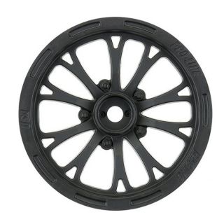 PL2775-03-ProLine Ponoma Drag Spec 2.2 Black Front Wheels Slash/Buggy
