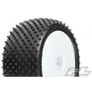PL8267-13-ProLine Pyramid 2.2 Z3 Astr Rear Tyres On White Hex Wheels