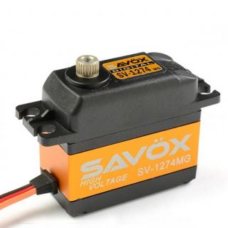 SAV-SV1274MG-Savox High Voltage Std Size Ultra Fast 9Kg/0.42@7.4V