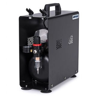 Hobbynox Airbrush Compressor 1/6HP - 3L (0-4Bar) (HNAS186A)