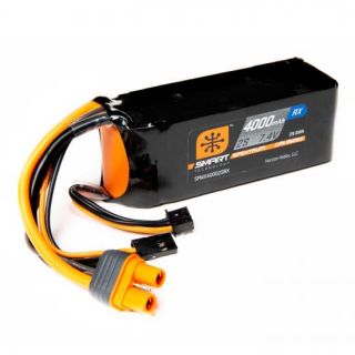SPMX40002SRX-Spektrum 4000mAh 2S 7.4V Smart LiPo Receiver Battery IC3