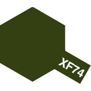 81774-Tamiya Acrylic Mini XF-74 Olive Drab (JGSDF)