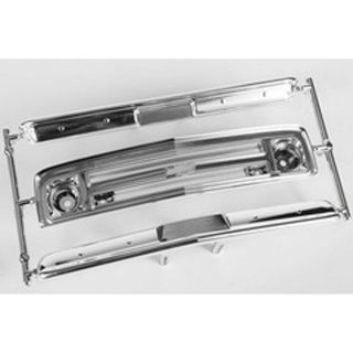 AX31560-AXIAL 67 Chevy C/10 Grille Bumpers Chrome/Black