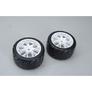 FG08527/2-FG Modellsport Front Tyres R2-B/SOFT glued (Pk2)