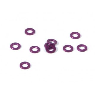 Z814-HPI Aluminium Washer 3 X 6 X 0.75mm (Purple/10 Pcs)